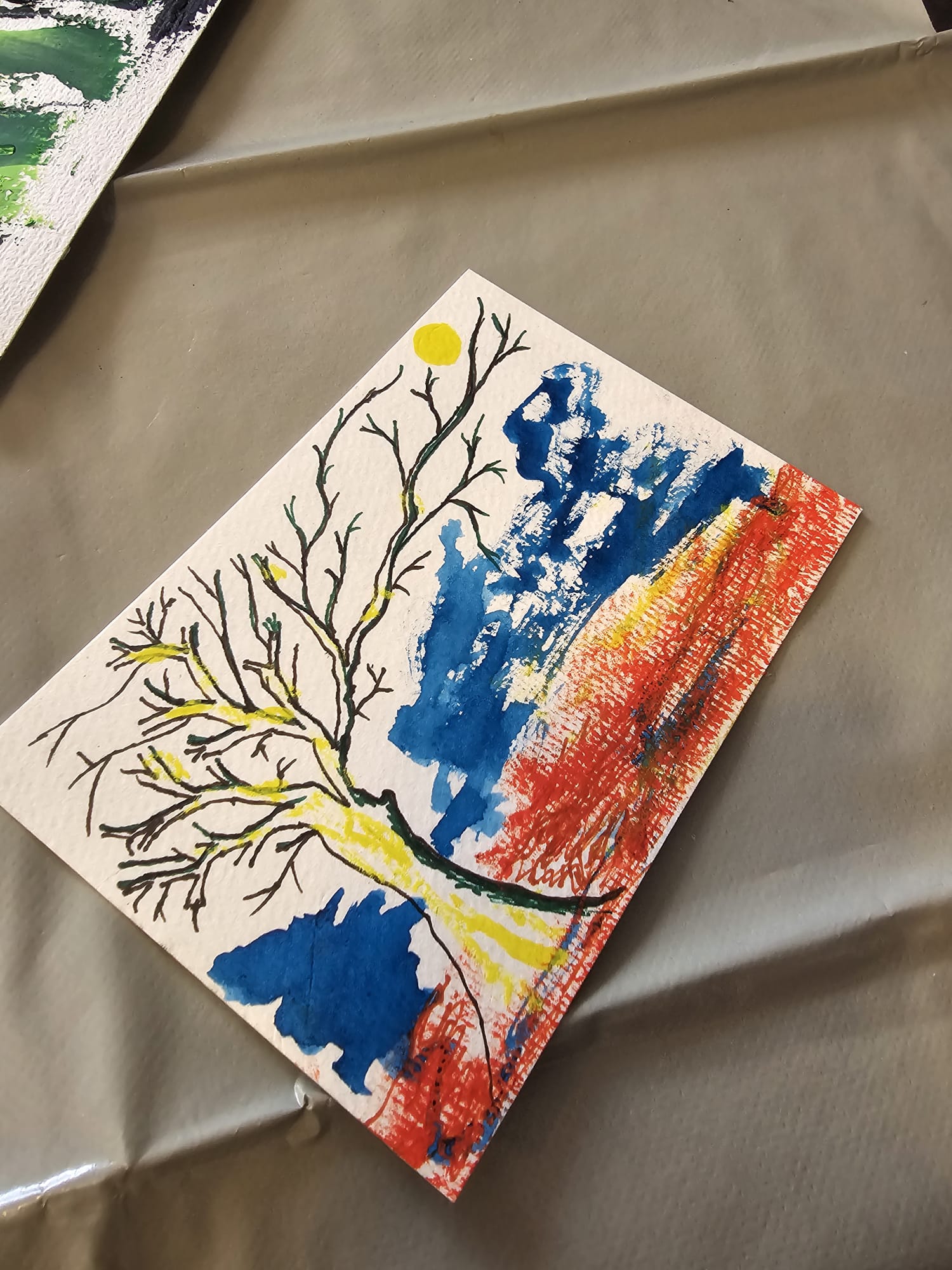 Workshop: Ölmalerei auf Papier und Leinwand