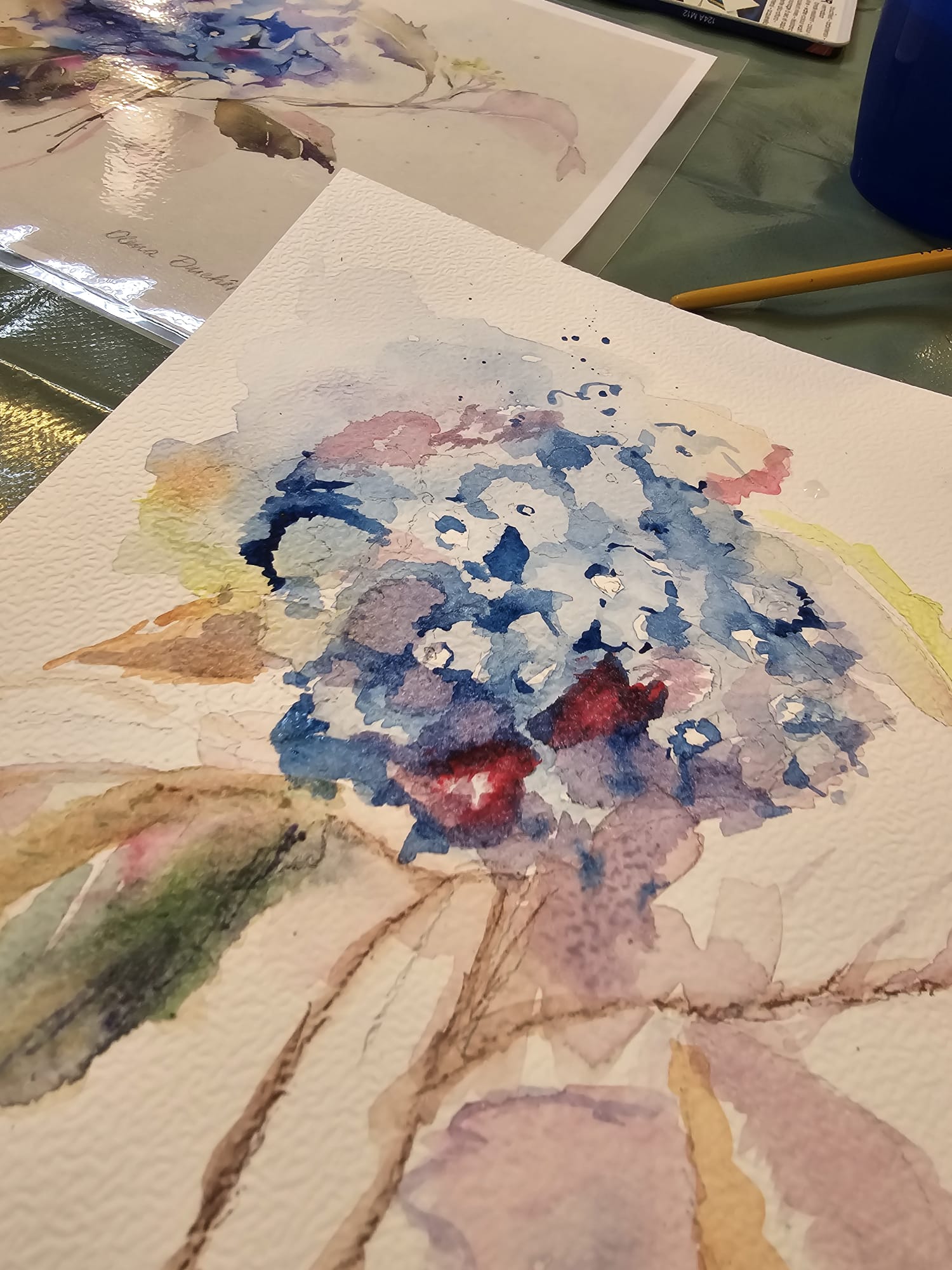 Aquarell-Workshop auf Papier
